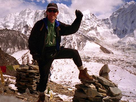 
Jerome Ryan on Chukung Ri (5550m) near Mount Everest in 1997
